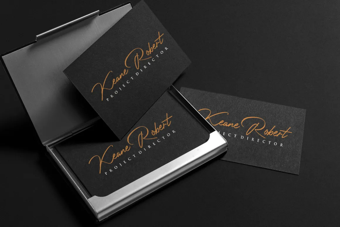Photograph Signature Logo fonts