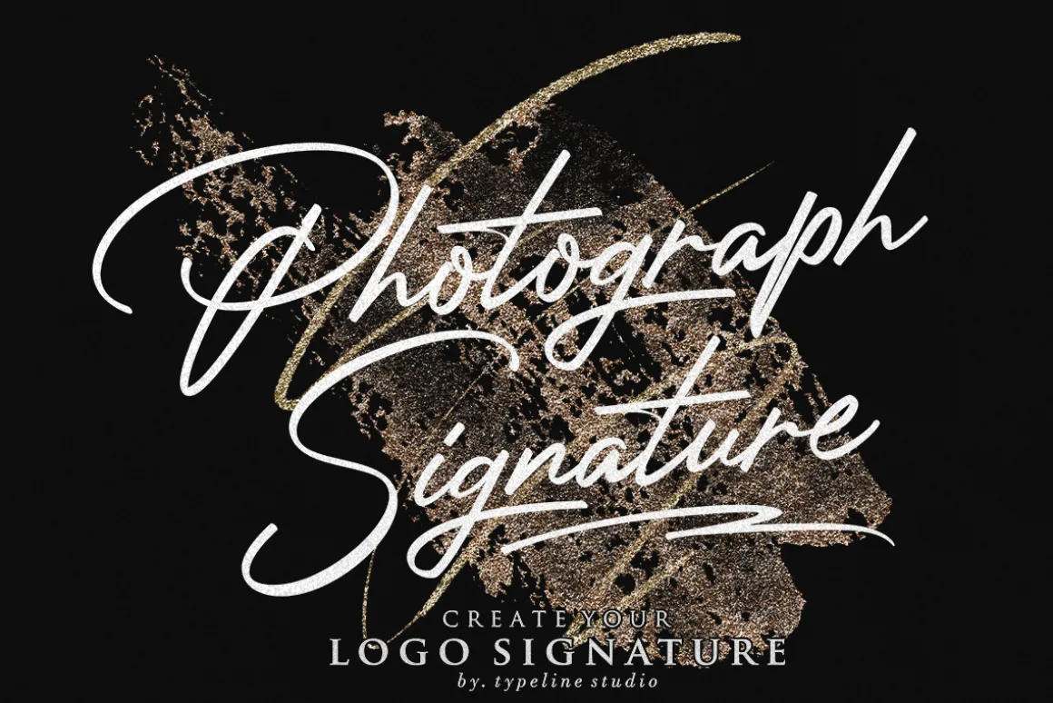 Photograph Signature Logo fonts