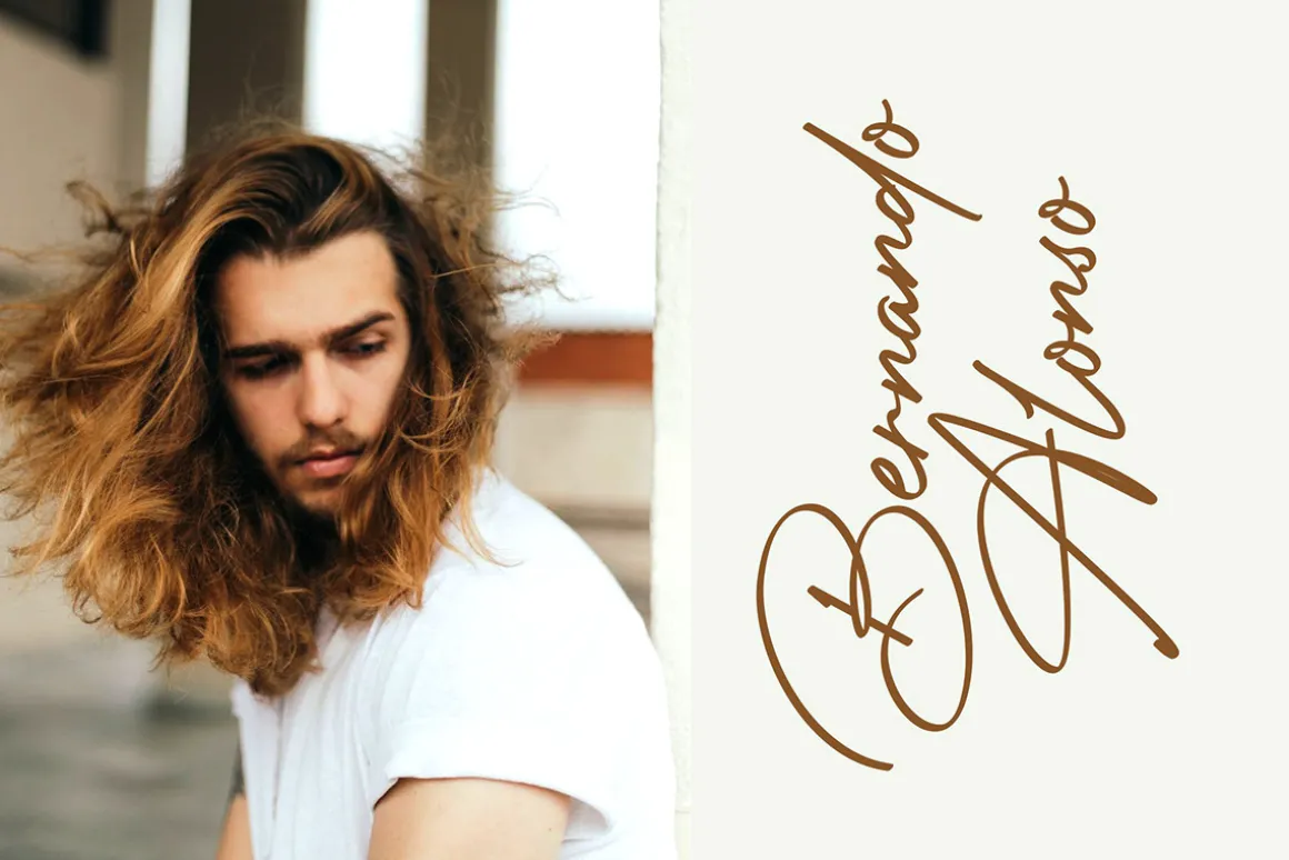 Photograph Signature Logo fonts