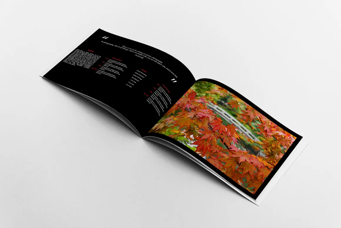 Photography Album Portfolio Template