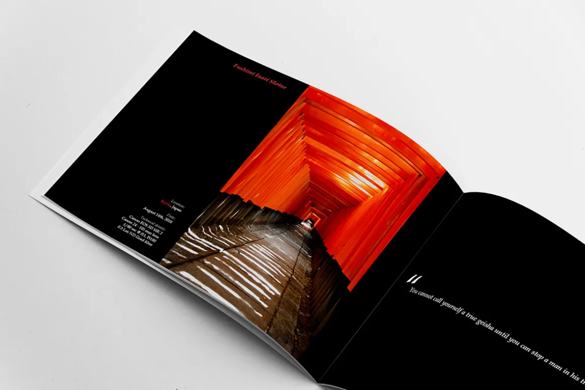 Photography Album Portfolio Template