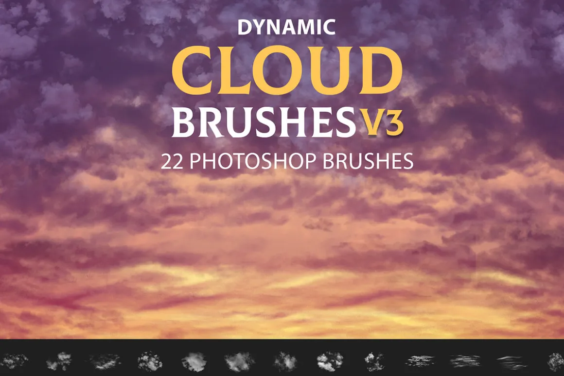 Photoshop Cloud Brushes V3