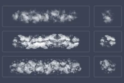 Photoshop Cloud Brushes V3