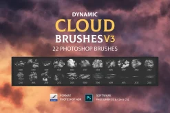 Photoshop Cloud Brushes V3