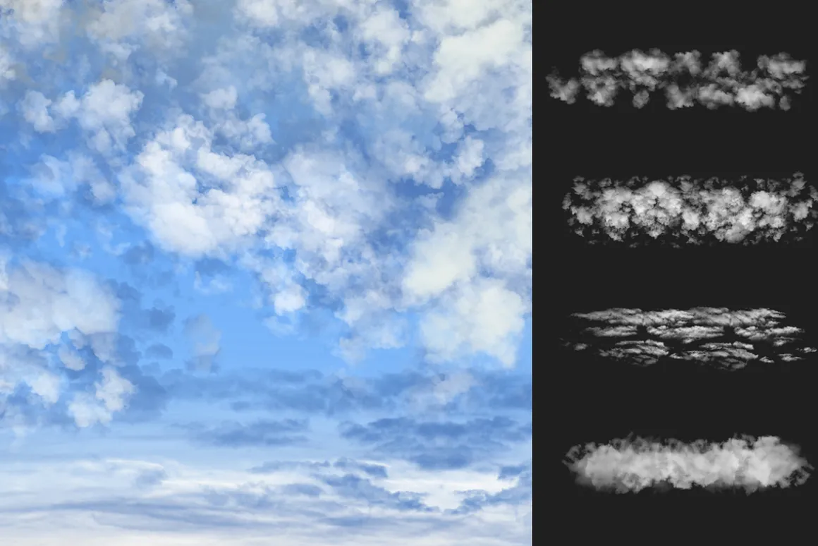 Photoshop Cloud Brushes V3