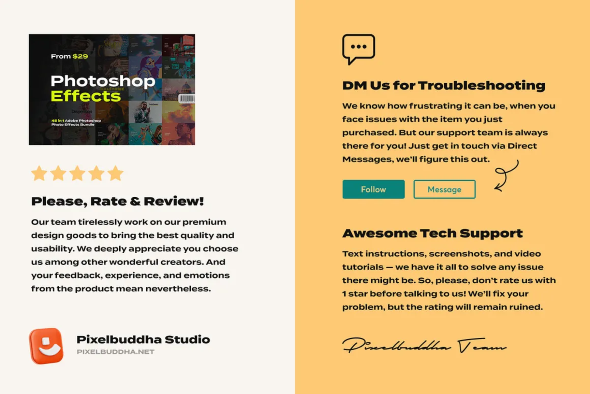 45 Photoshop Effects Bundle