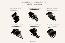 Photoshop Ink Brushes