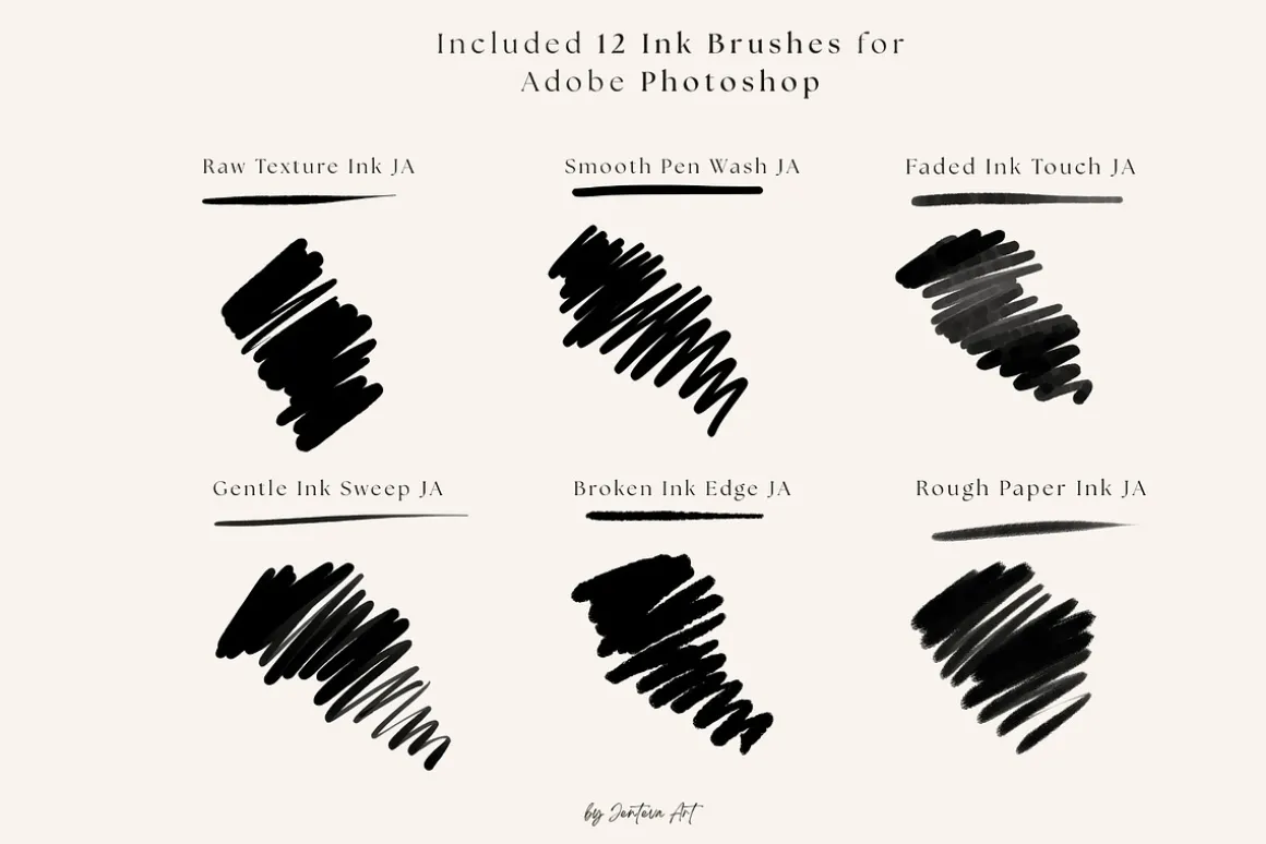 Photoshop Ink Brushes