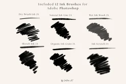 Photoshop Ink Brushes