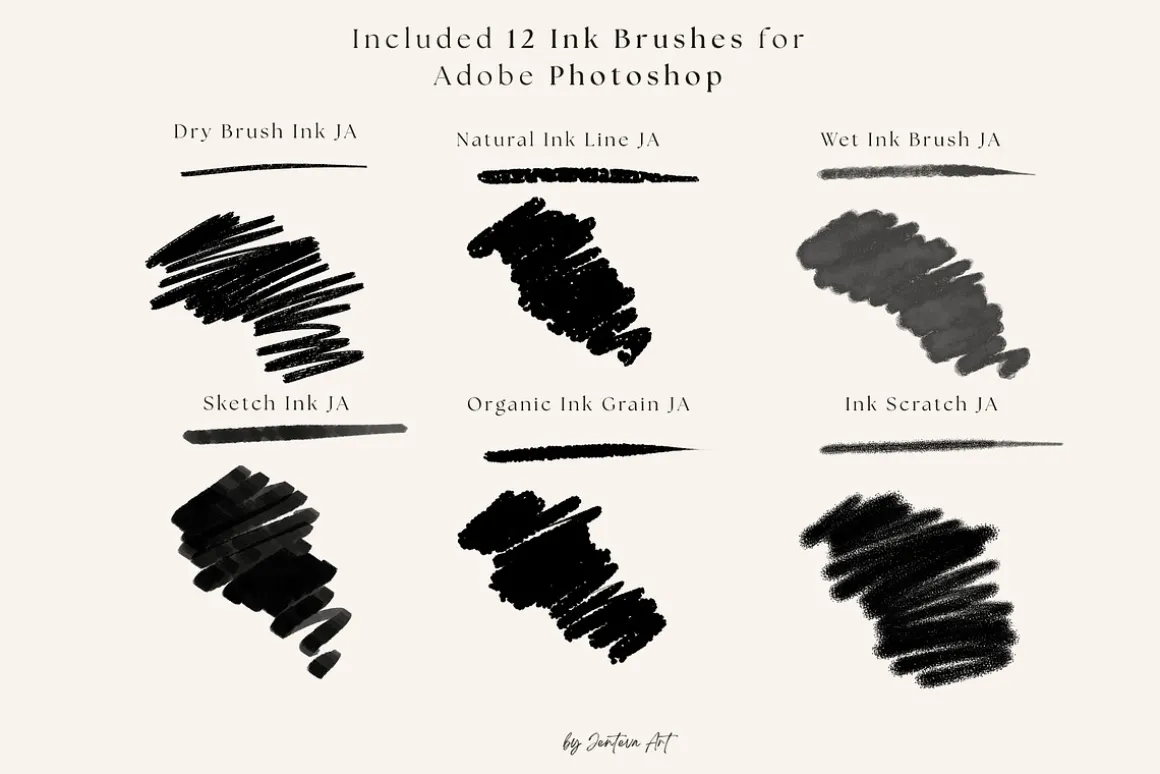 Photoshop Ink Brushes