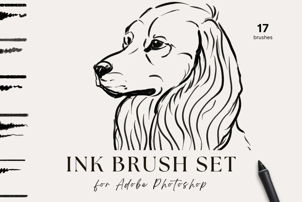 Photoshop Ink Brushes