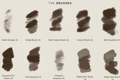 20 Photoshop Mix Media Brushes