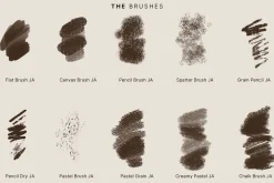 20 Photoshop Mix Media Brushes
