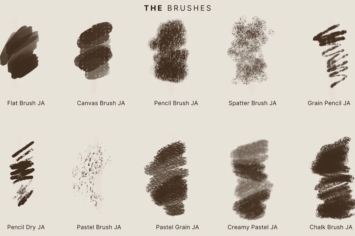20 Photoshop Mix Media Brushes