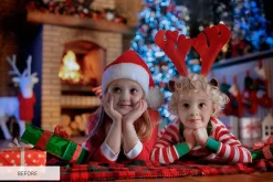 Photoshop Overlays - Christmas Bokeh