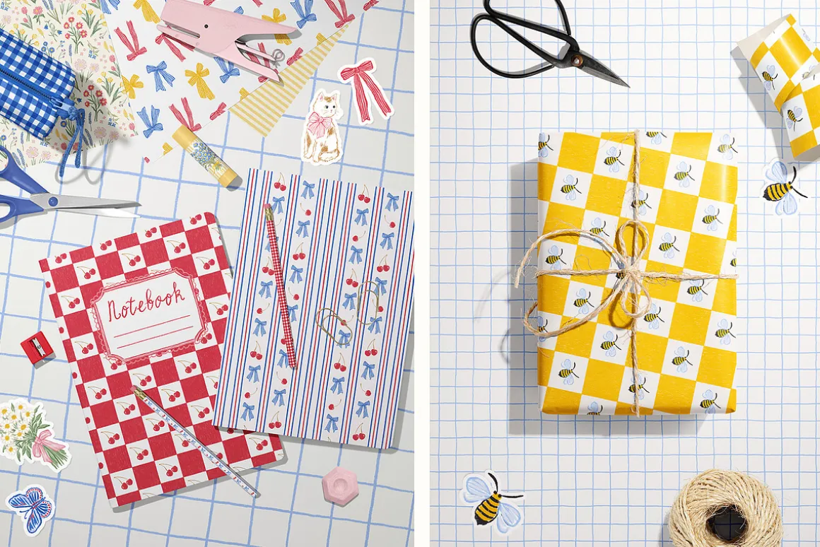 Picnic time - whimsy summer patterns