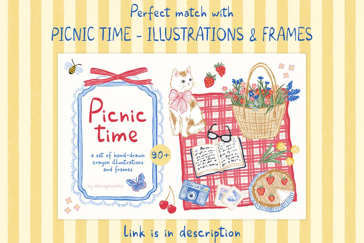 Picnic time - whimsy summer patterns