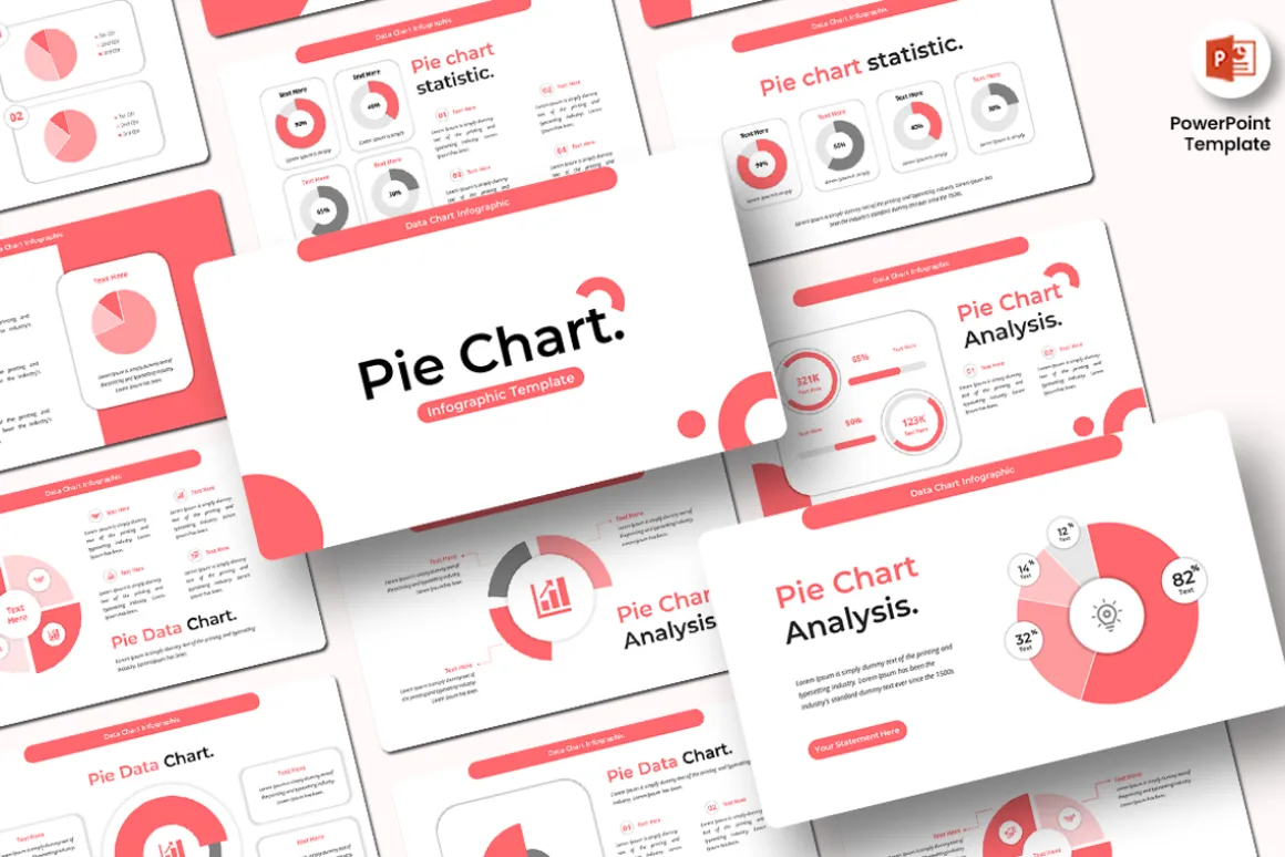 Pie Chart Infographic - PowerPoint