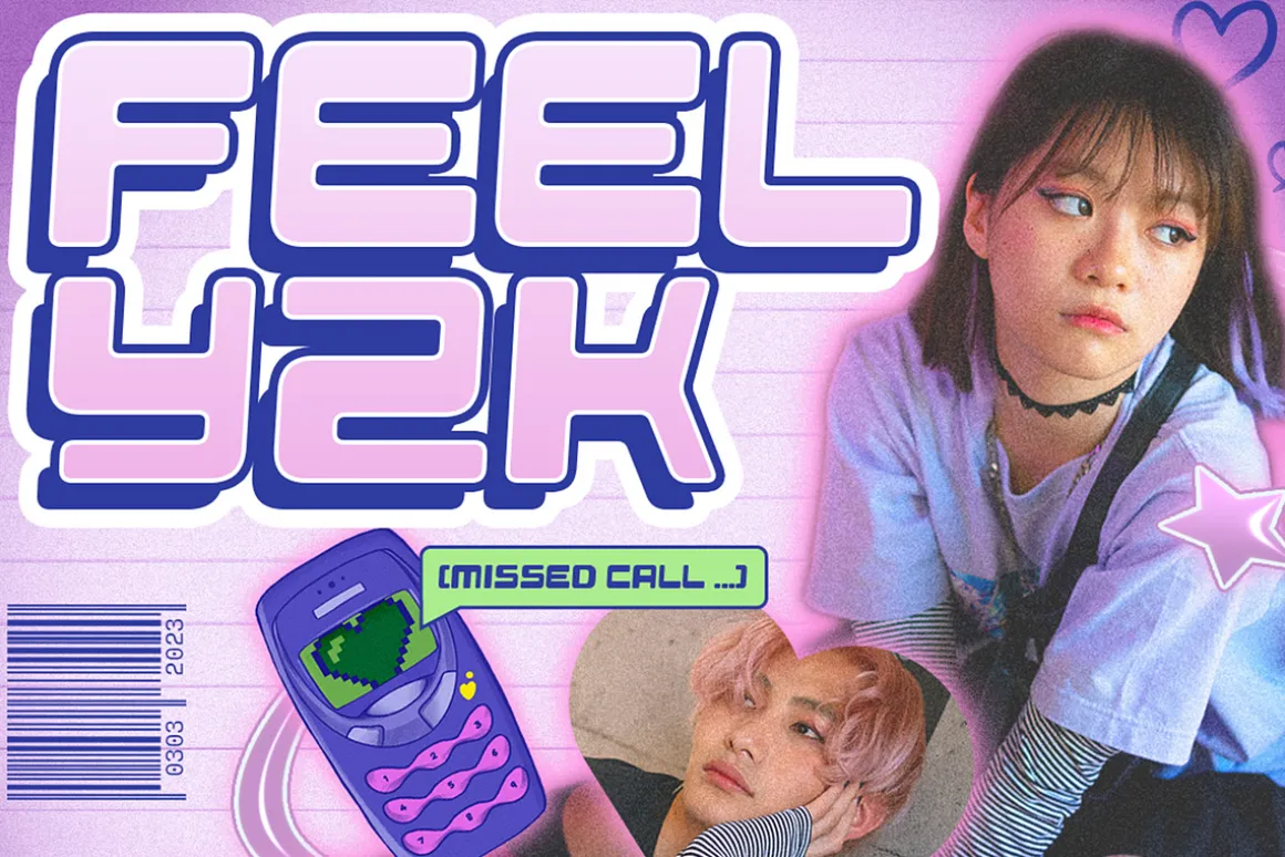 Pikabu - Y2k Vibes Display Font