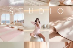240 Pilates Yoga Stock Photo Bundle