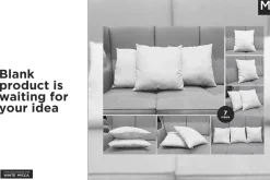 Pillow on Sofa Mock-ups Set