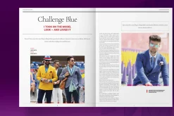 Pink Fashion Magazine Layout