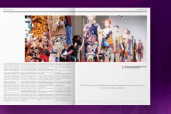 Pink Fashion Magazine Layout