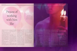 Pink Fashion Magazine Layout