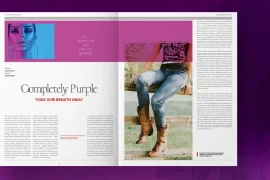 Pink Fashion Magazine Layout