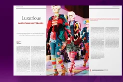 Pink Fashion Magazine Layout