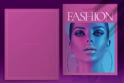 Pink Fashion Magazine Layout