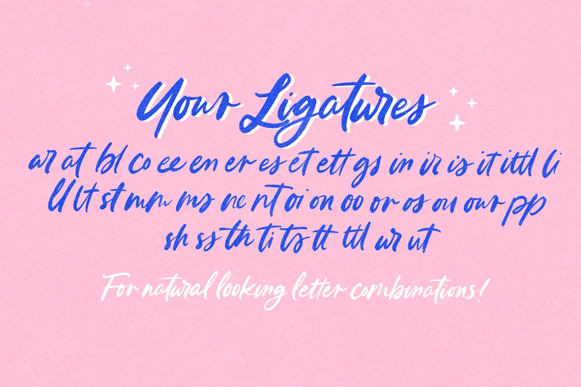Pink Lemonade Brush Font