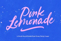 Pink Lemonade Brush Font