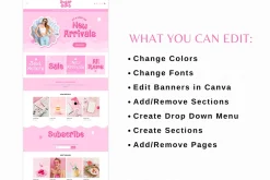 Pink Shopify Theme Template