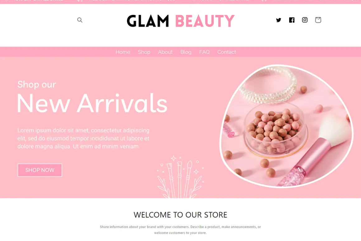 Pink Beauty Shopify Theme
