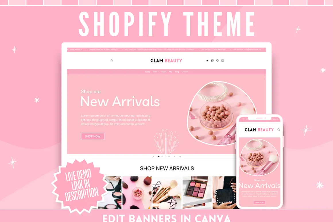 Pink Beauty Shopify Theme