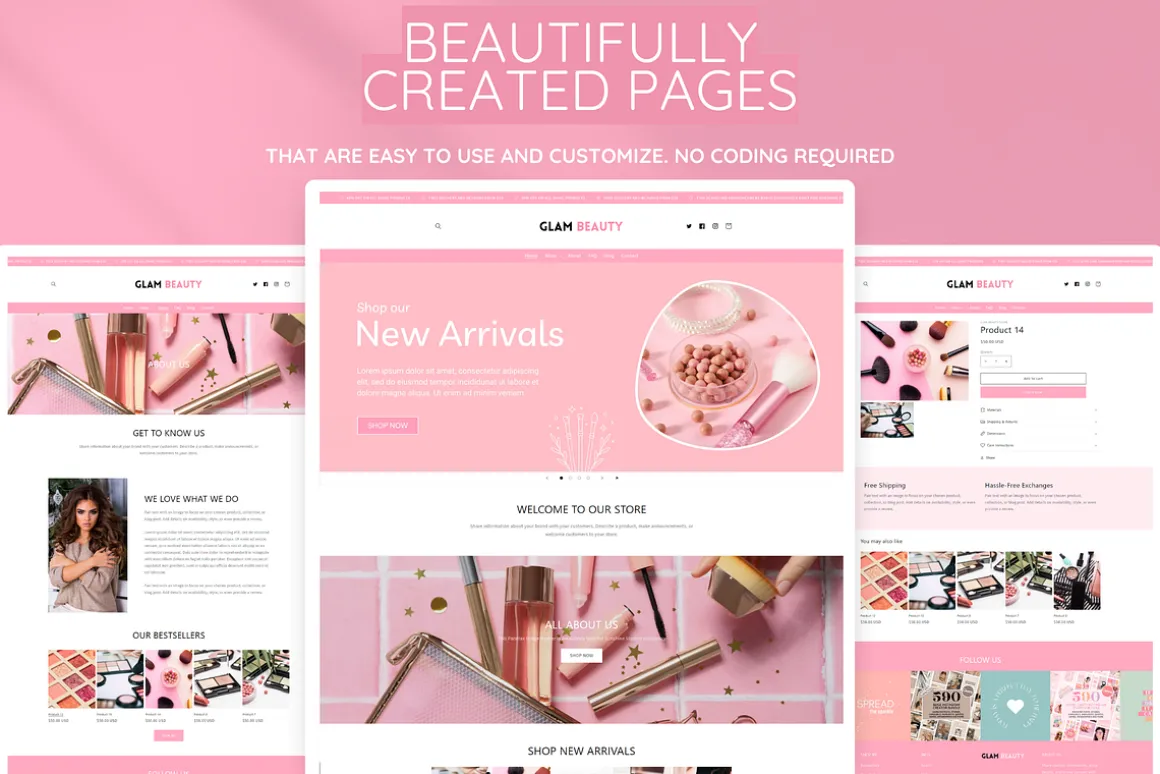 Pink Beauty Shopify Theme