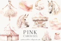 Pink Carousel