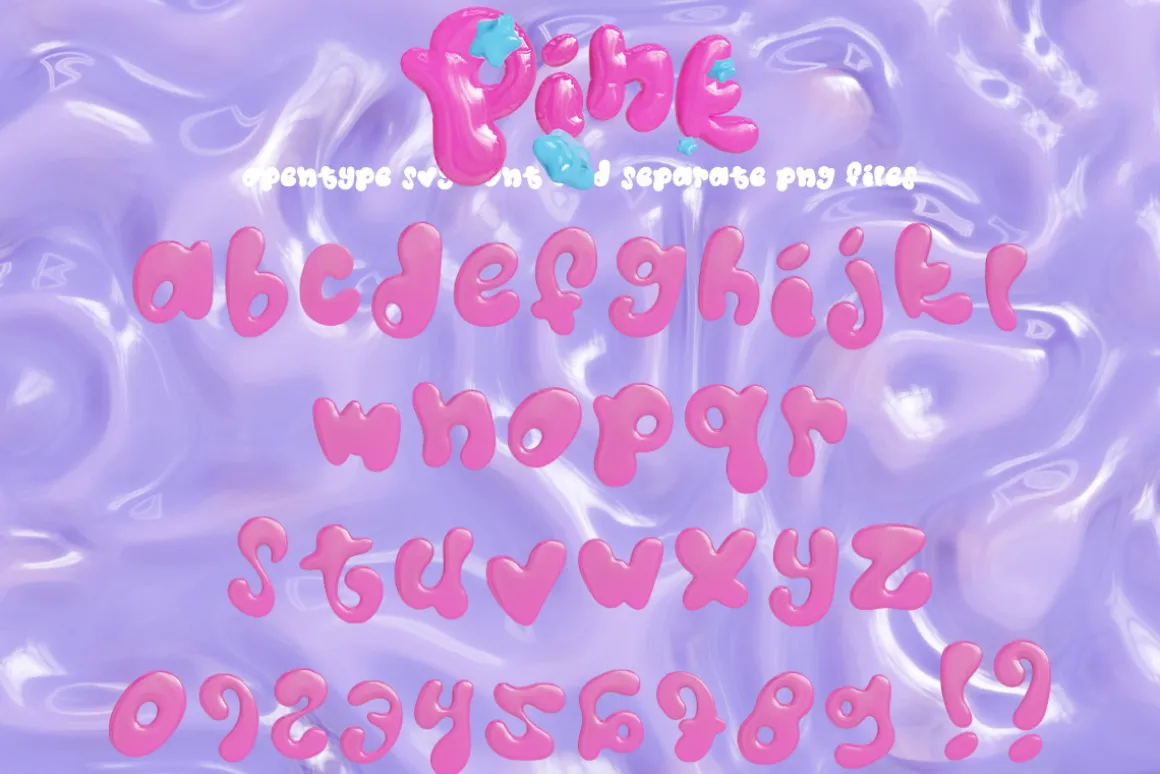 PINKCORE - FONT & SVG FONTS & PNG