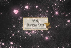 Pink Diamond Dust Clipart