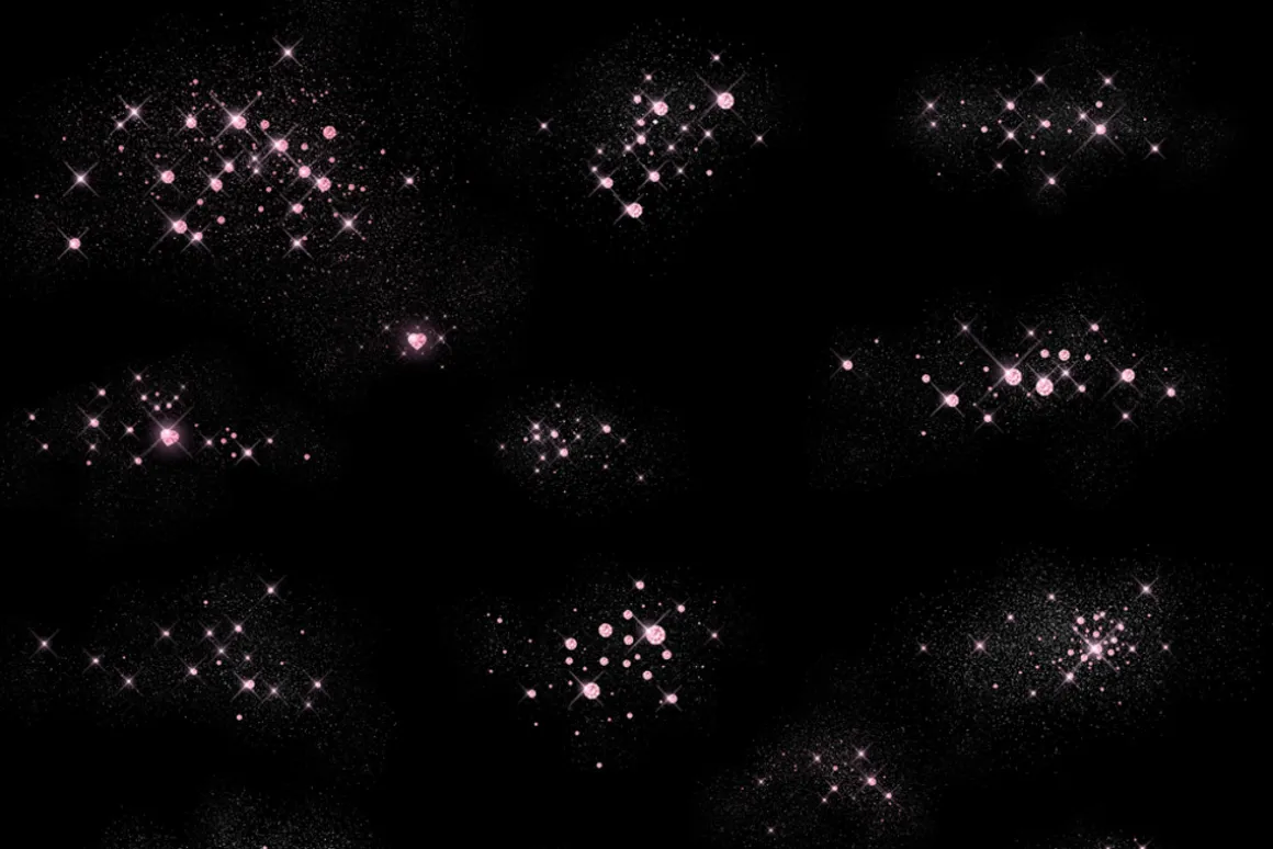 Pink Diamond Dust Clipart