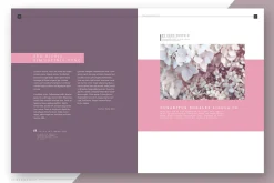 Pink Flower - Magazine Template