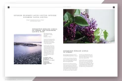 Pink Flower - Magazine Template