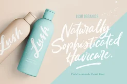 Pink Lemonade Brush Font