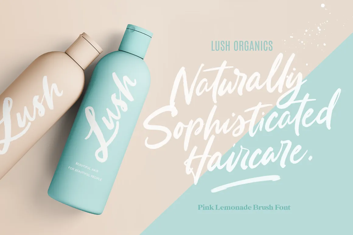 Pink Lemonade Brush Font