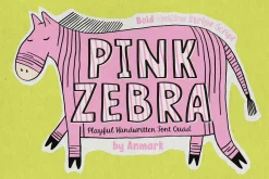 Pink Zebra Quirky Four-Font Family