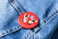 Pin on Denim Mockup