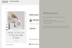 Pinterest Pin Templates for Canva