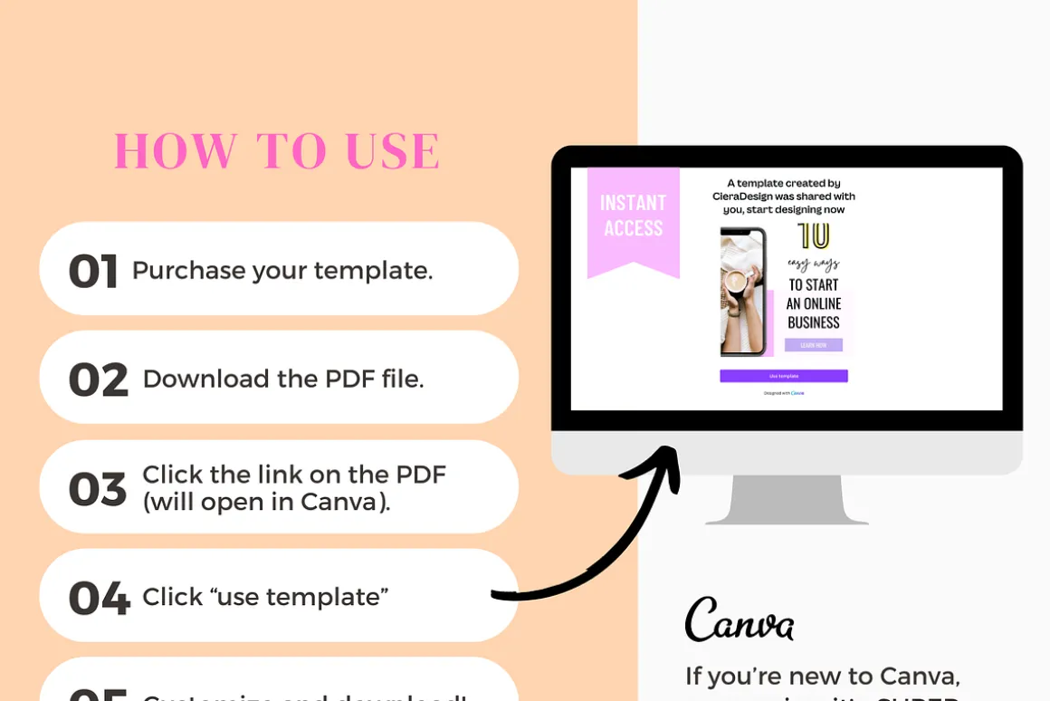 Pinterest Pin Templates Canva