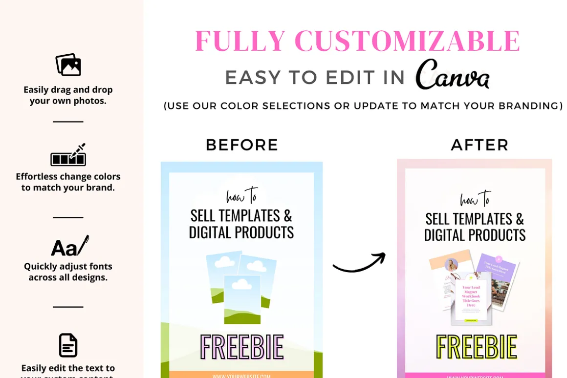 Pinterest Pin Templates Canva